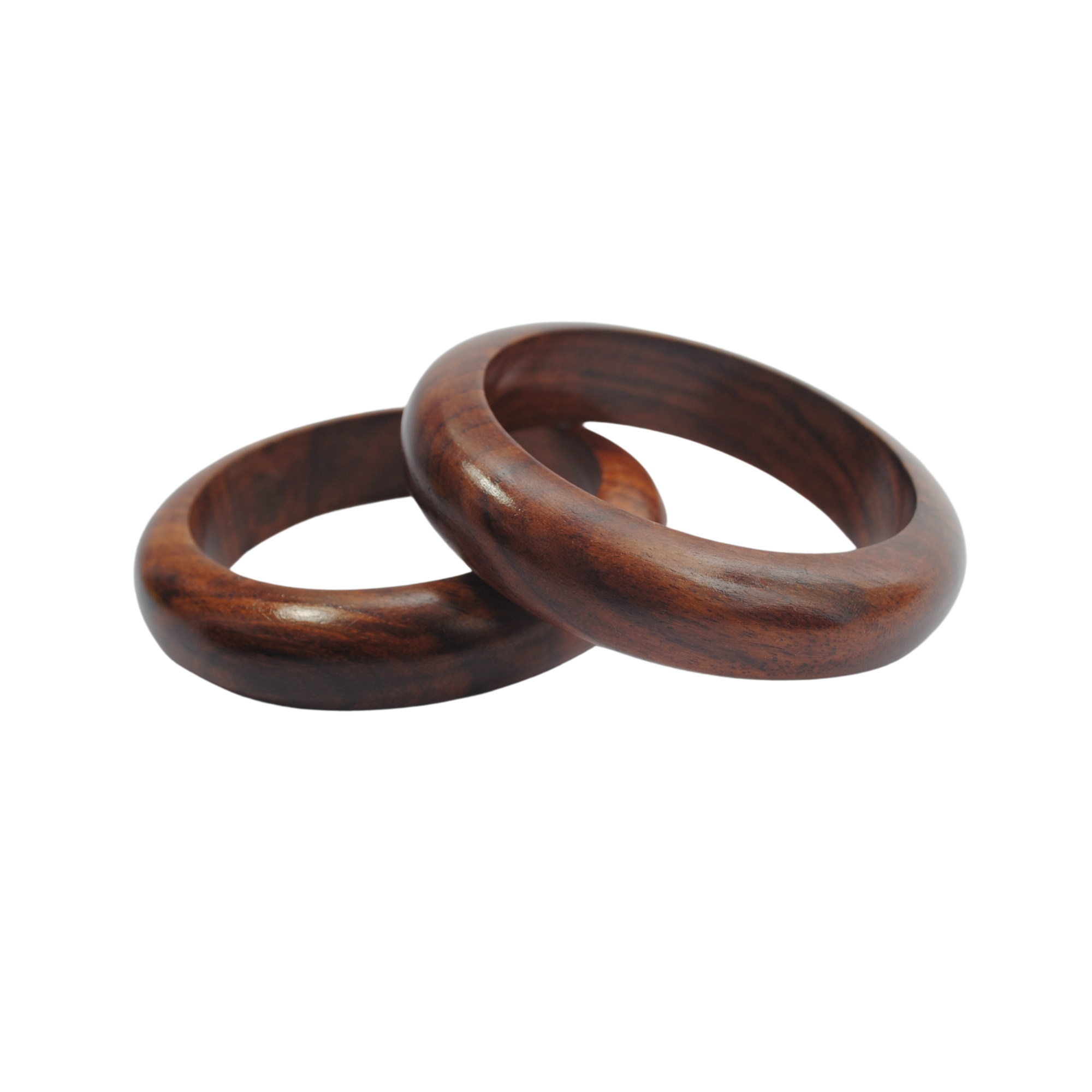 Pure Hands Spunky Tropical Wooden Bangles Handmade Sisso Wooden